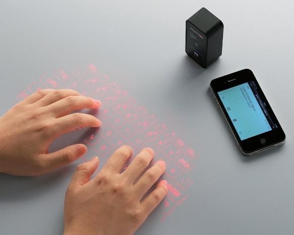 Elecom wireless projection keyboard- I think it may be easie