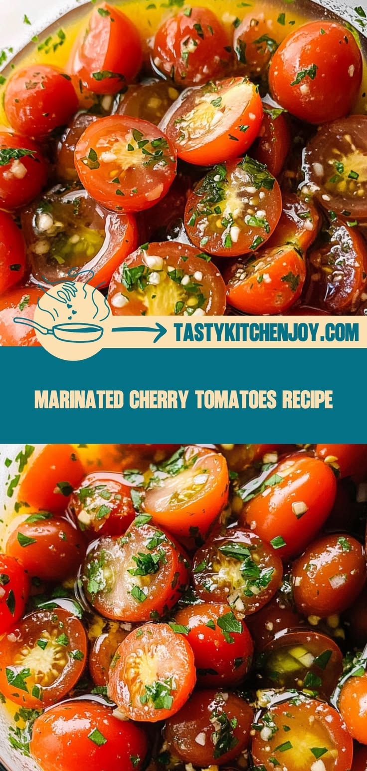 Discover the delightful Marinated Cherry Tomatoes Recipe tha