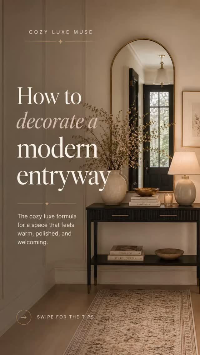 Modern Entryway Formula | Your entryway is the first impress