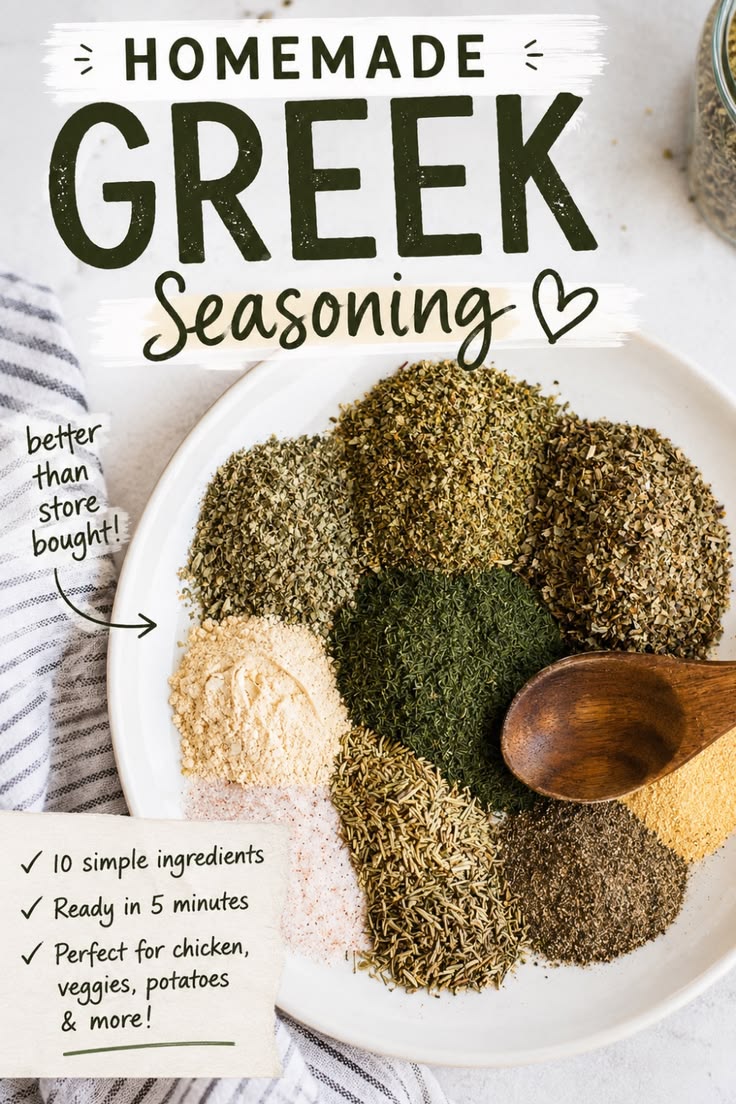 Skip the store-bought blends and make your own Greek seasoni