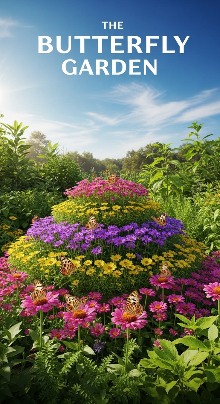Learn how to design a butterfly-friendly garden with nectar 