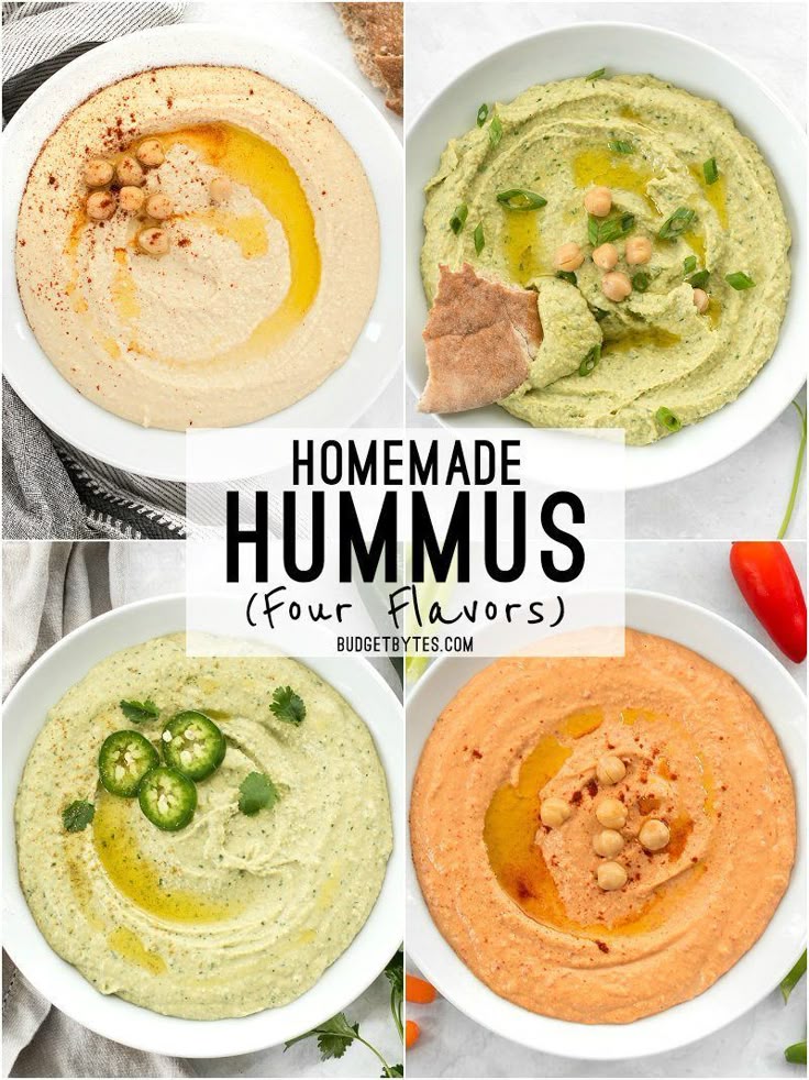 Homemade hummus is quick, easy, and inexpensive, and can be 