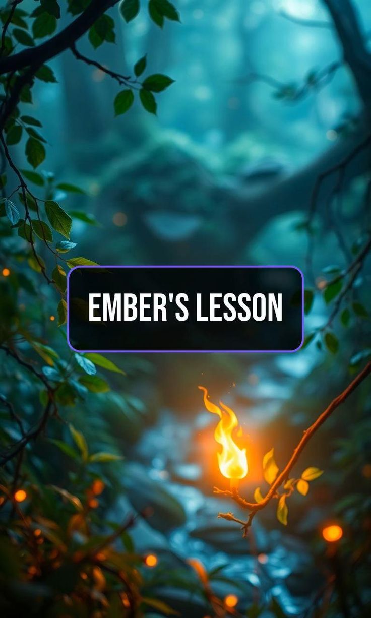 A spark's journey to wisdom. #BedtimeStory #EmbersOfTime #Mo