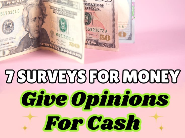 7 Surveys For Money - Get Paid For Your Opinion - A CENTSati