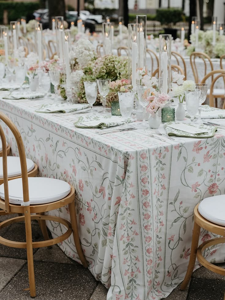 Outdoor wedding reception by Firefly Ambiance in New Orleans