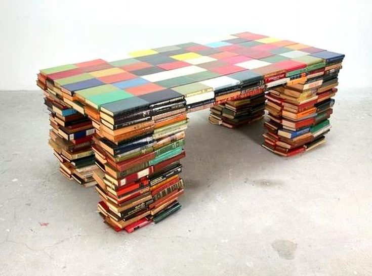 Creative ways to decorate your home with old books