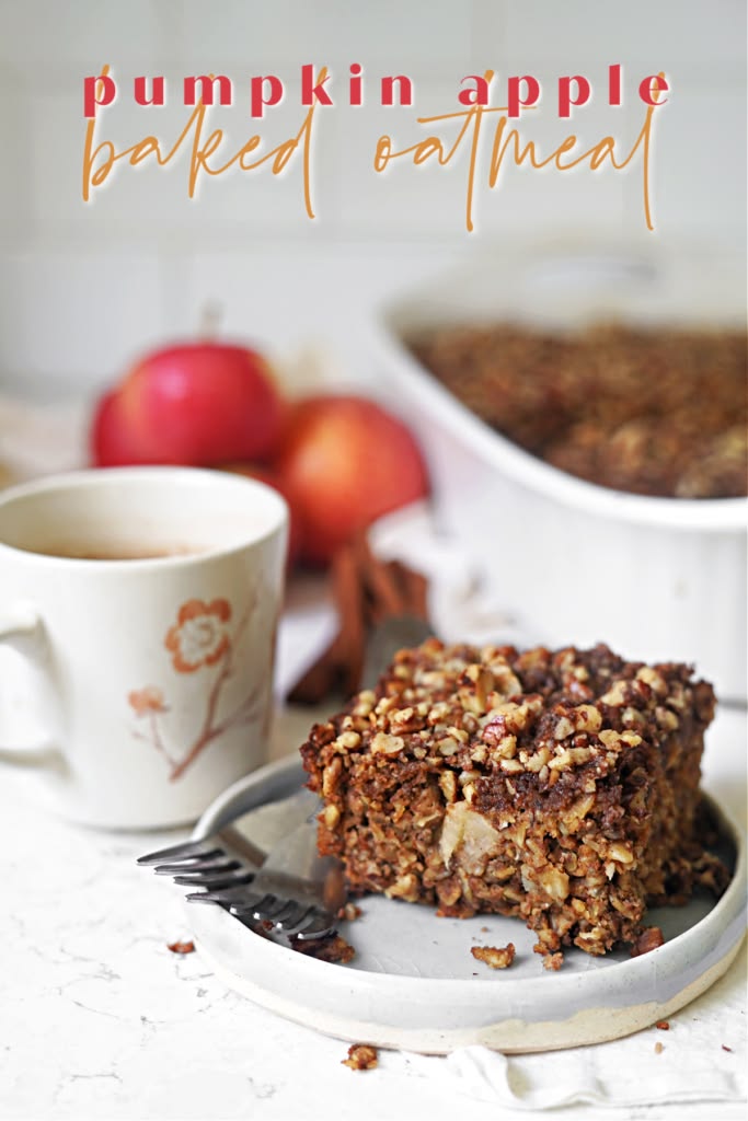Pumpkin Apple Baked Oatmeal