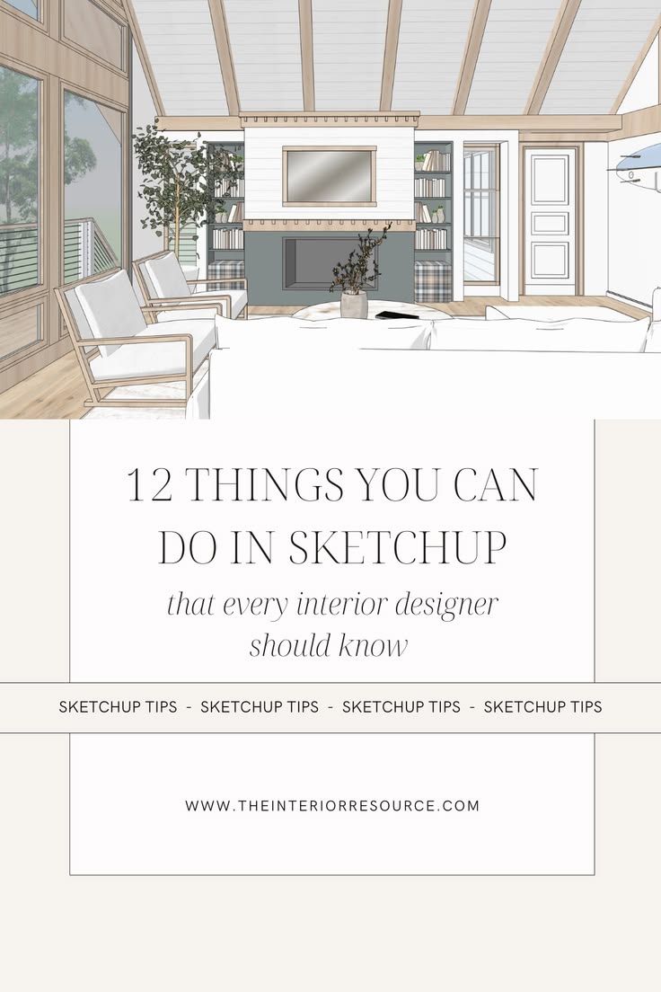 This guide outlines 12 valuable SketchUp techniques every in