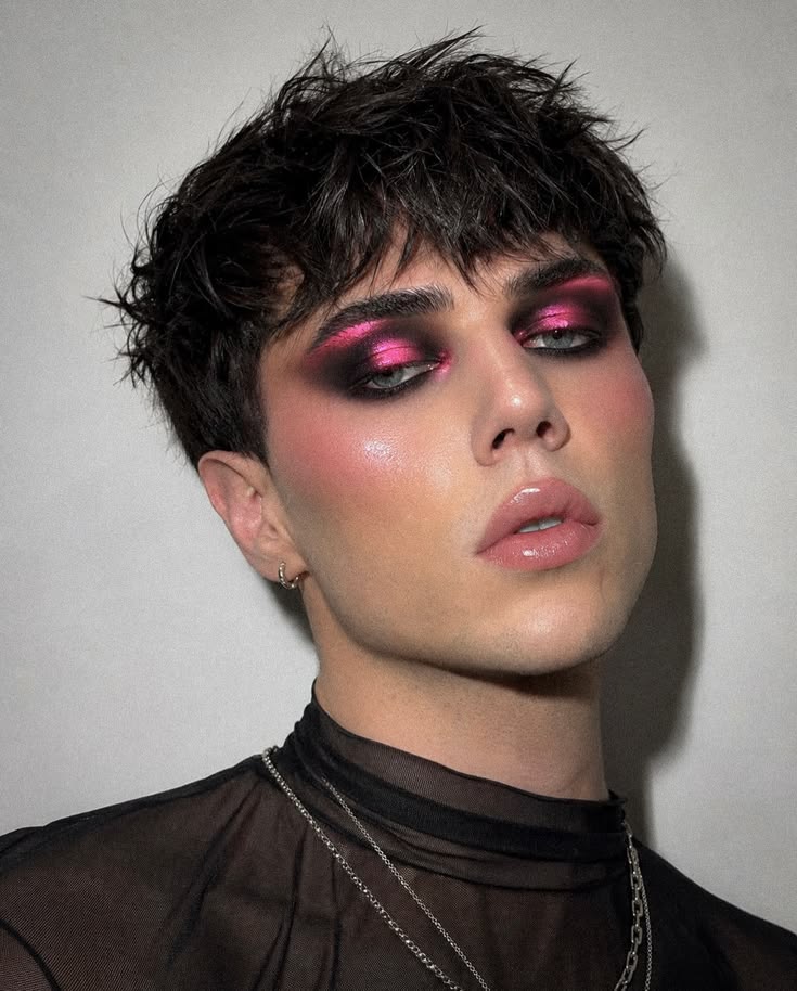#Makeup #PinkSmokeyEye #EditorialMakeup #GrungeMakeup #Alter