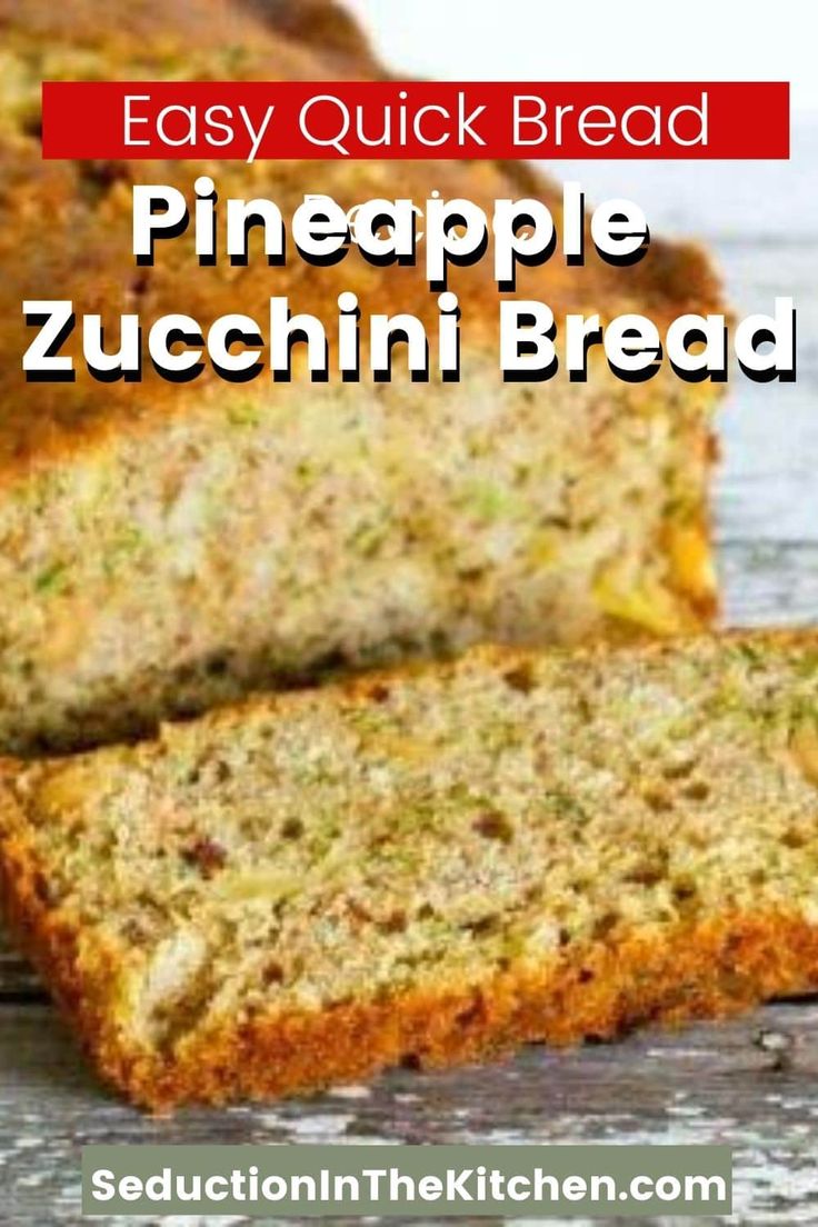 Are you looking for a zucchini bread recipe? Pineapple Zucch