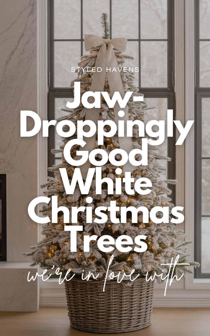 Looking for the best white  Christmas tree ideas for 2025? F
