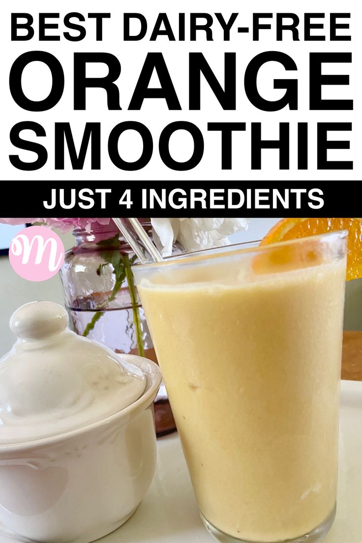 No juice! Healthy! Quck & easy! Vanilla Orange Protein Break