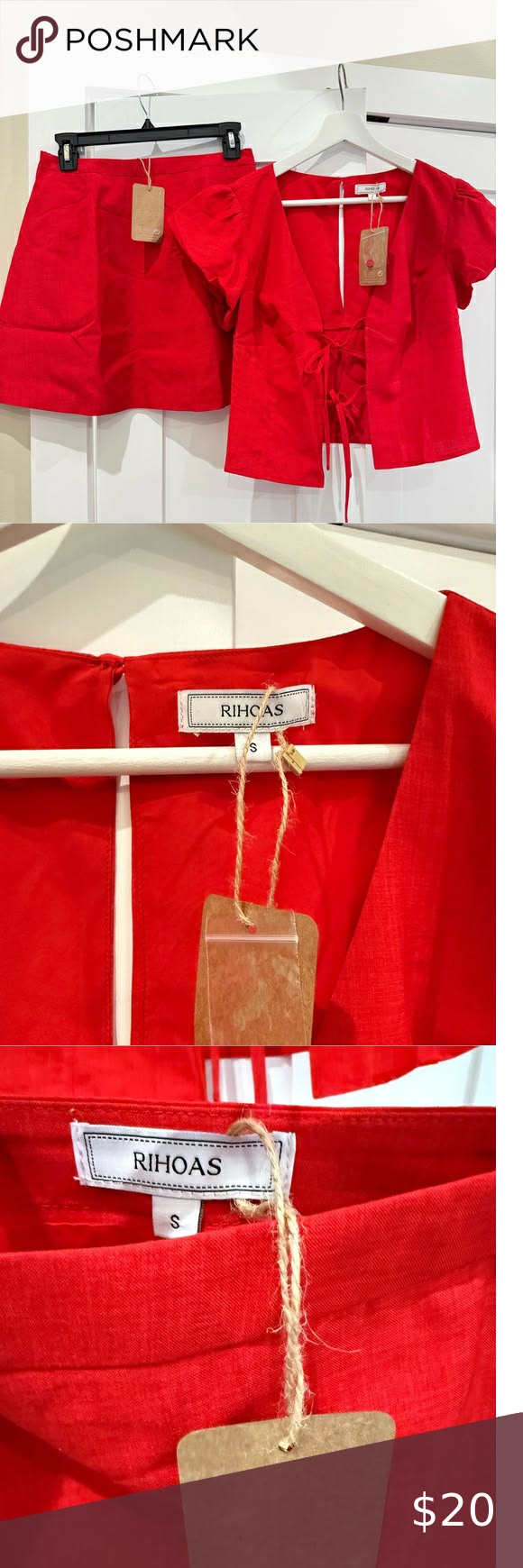 Check out this listing I just found on Poshmark: RIHOAS Red 