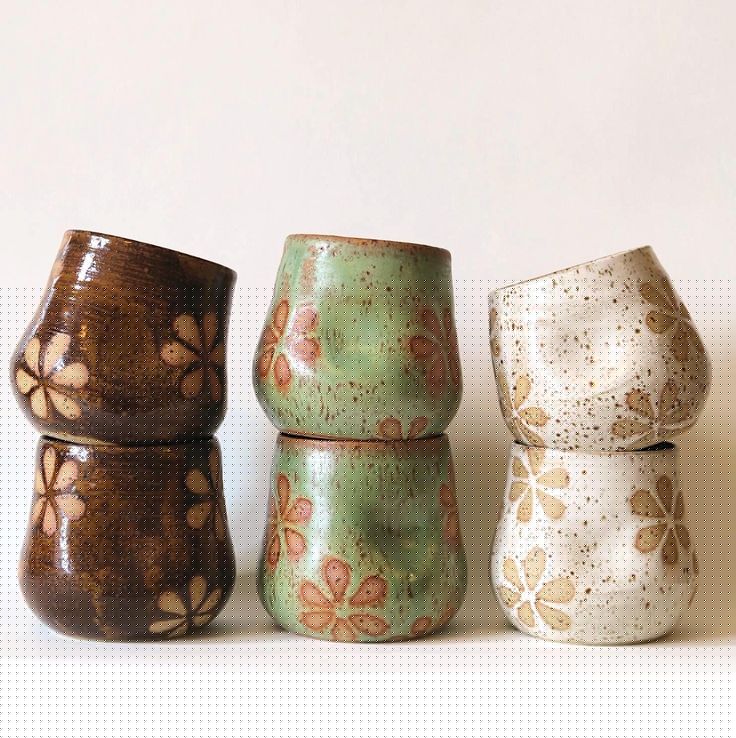 rustic ceramic mugs, handmade ceramic mugs, pottery mugs, st