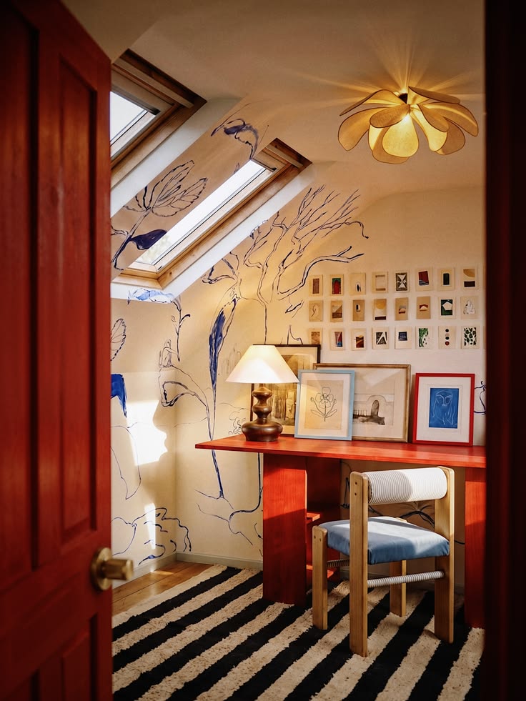 A room designed for creating.