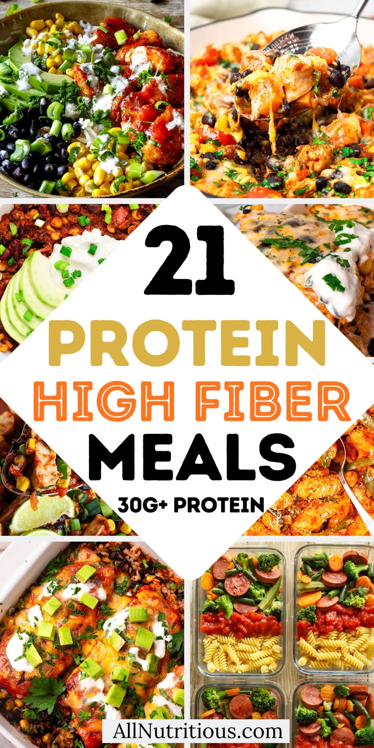 Boost delicious high protein high fiber recipes with 30 gram