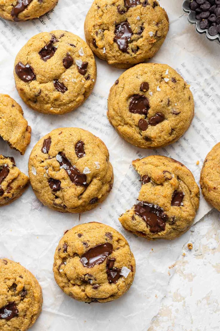 Brown sugar chocolate chip cookies are chewy, rich, and full