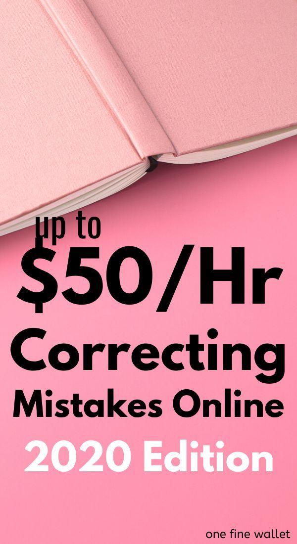Are you a grammar nerd? You can make money online as a proof