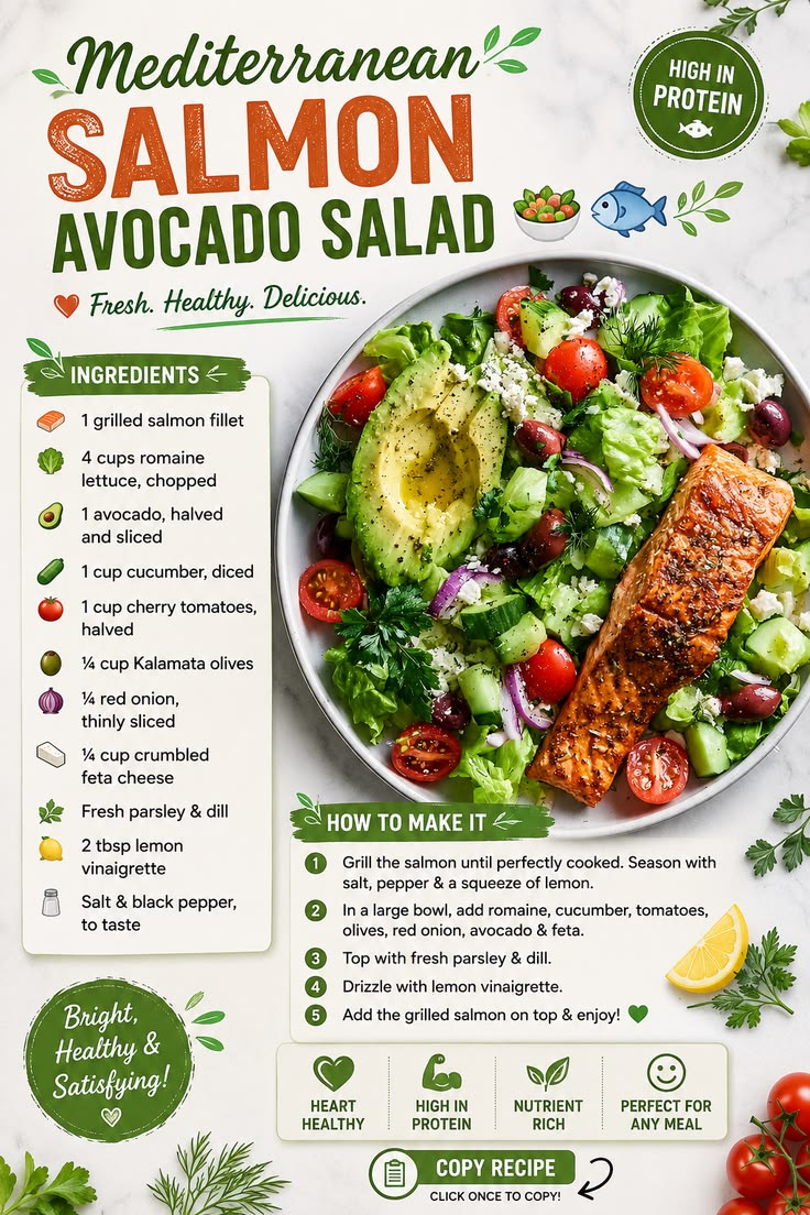 Fresh vibrant, and full of Mediterranean flavor! This Medite