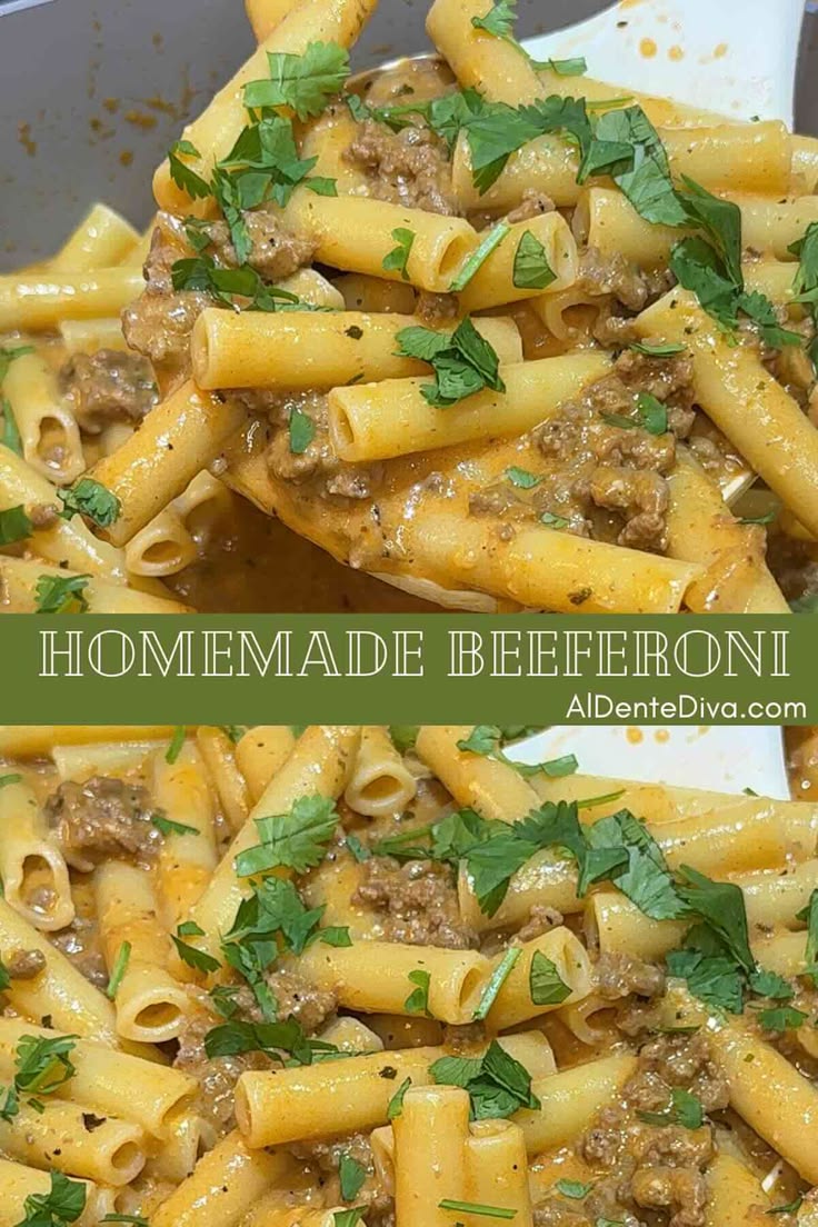 Easy Homemade Beefaroni Recipe