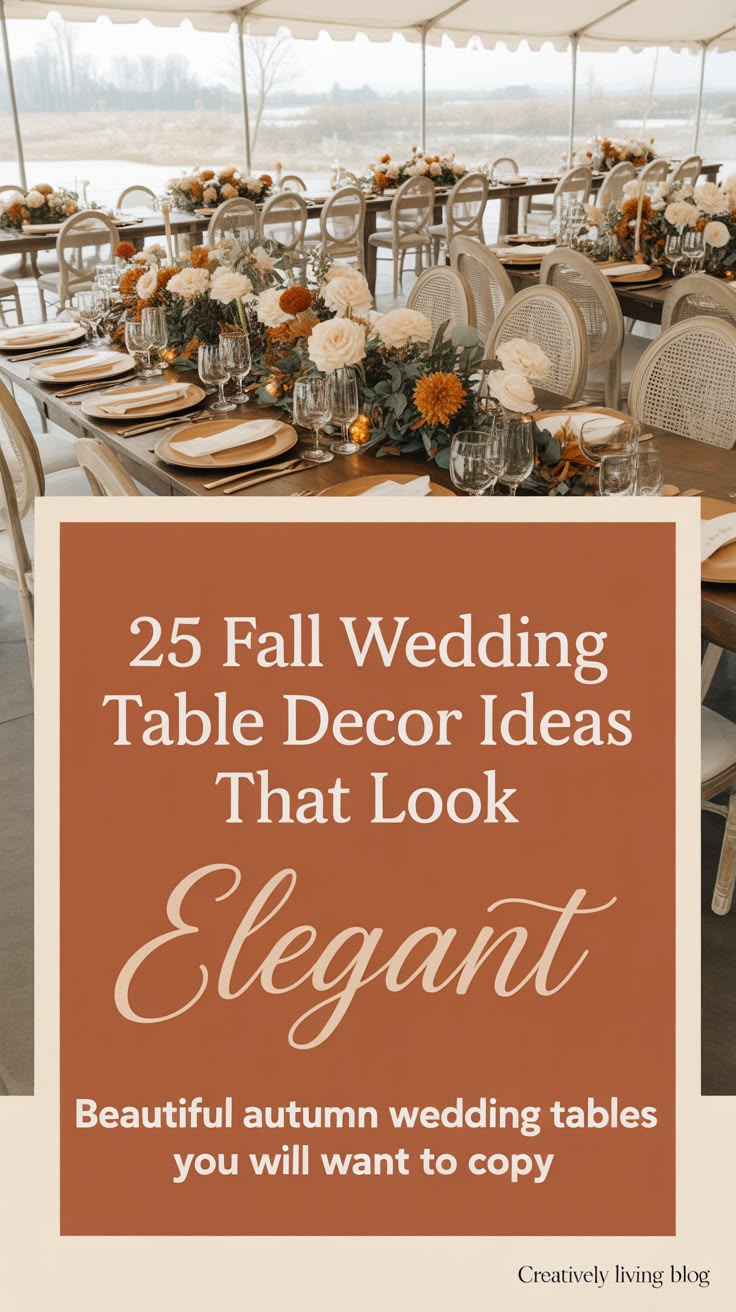 Find inspiration for your dream event with 25 Fall Wedding T