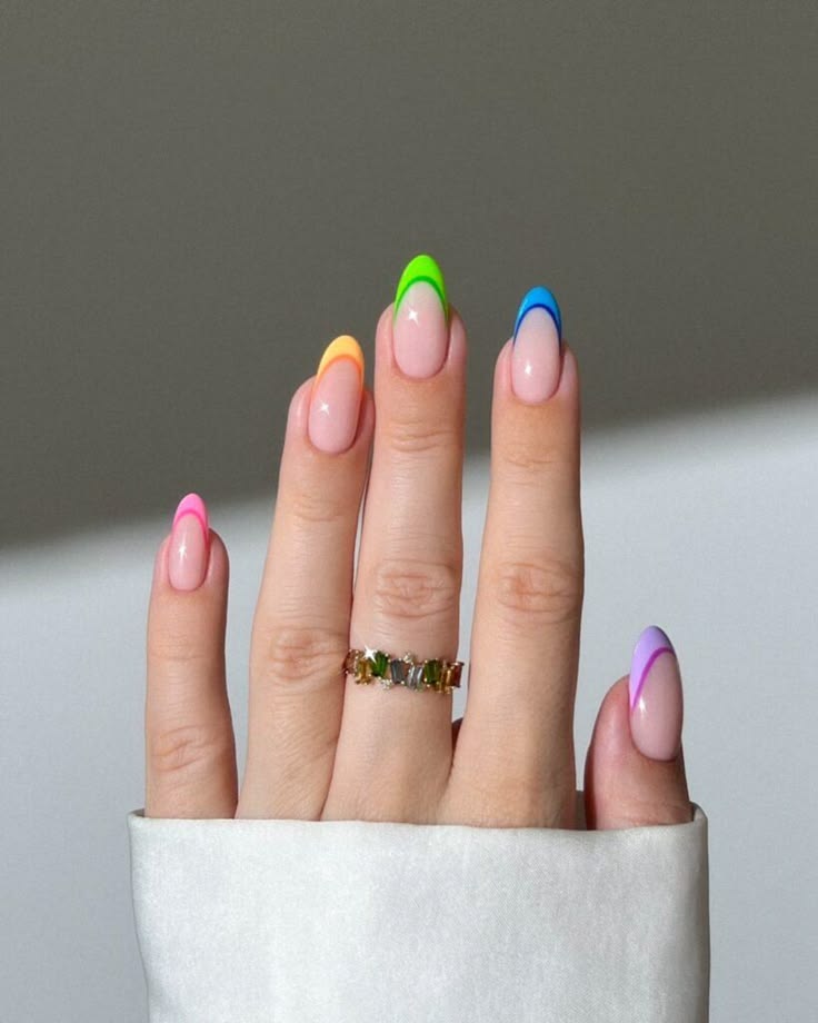 These Skittle Nails Are Basically Summer in a Bottle