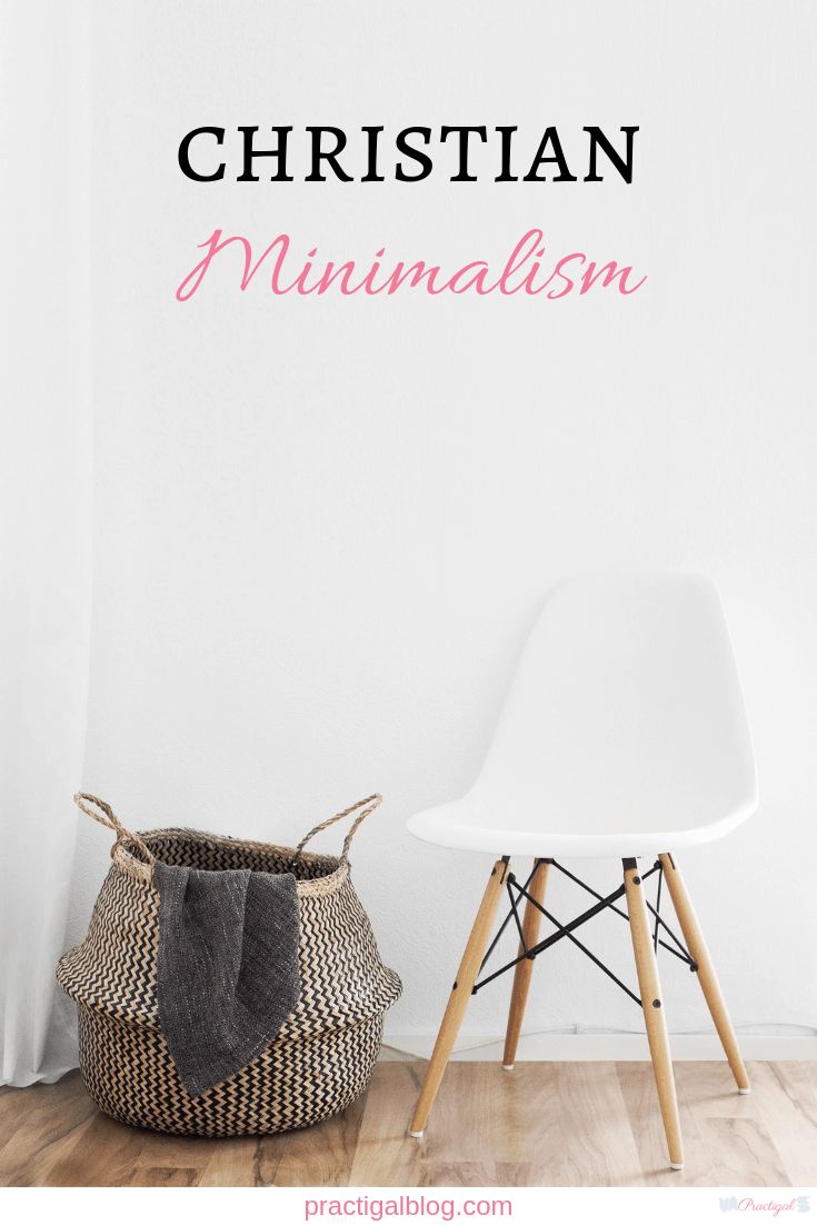 Minimalism and the Christian life are compatible, because so