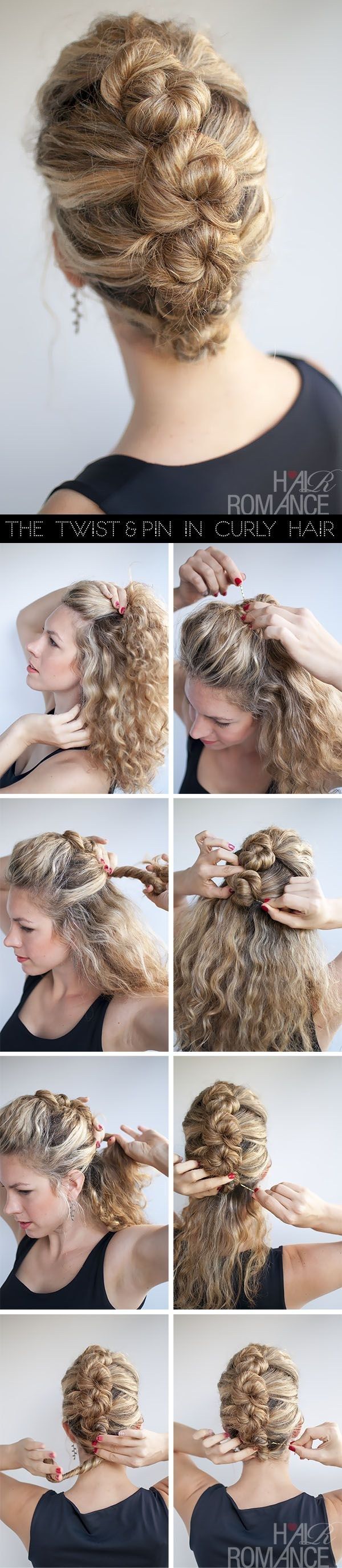Or, create this pretty line of buns for a lovely look. | Xx 