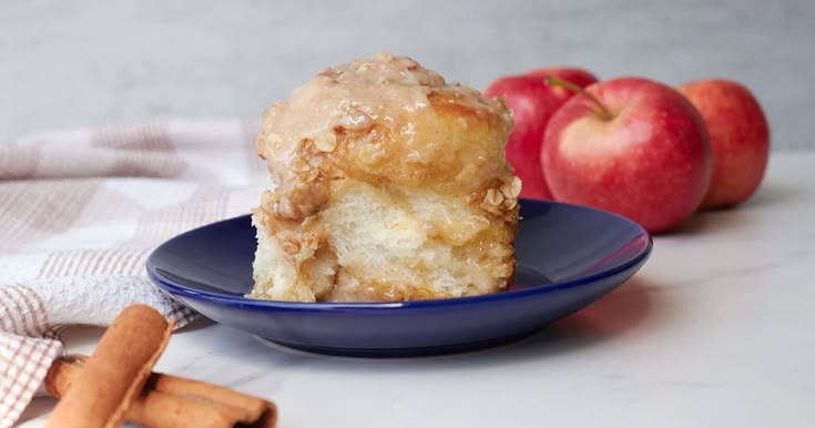 Apple Crisp Sourdough Cinnamon Rolls