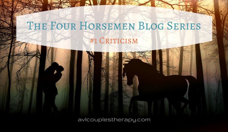 The Four Horsemen Blog Series #1 Criticism