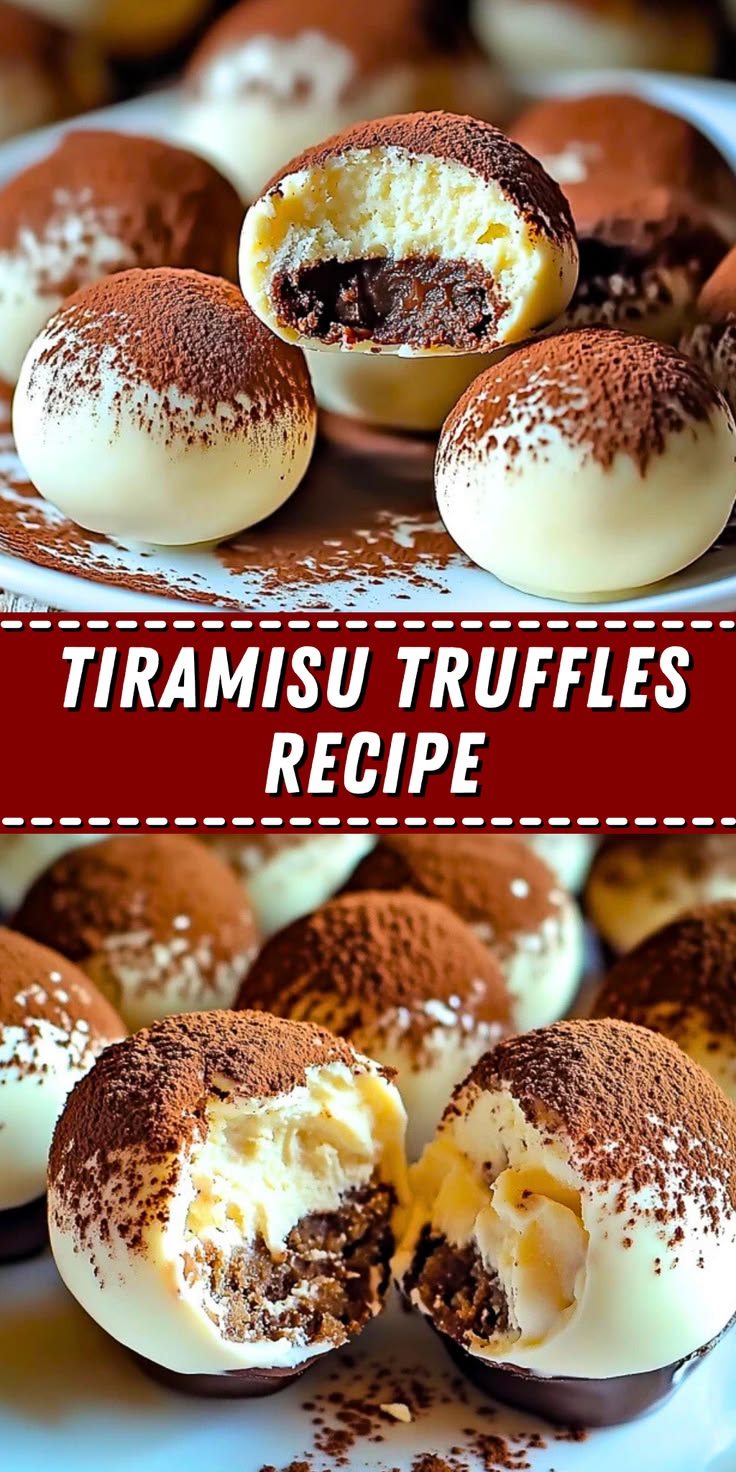 Tiramisu Truffles Recipe