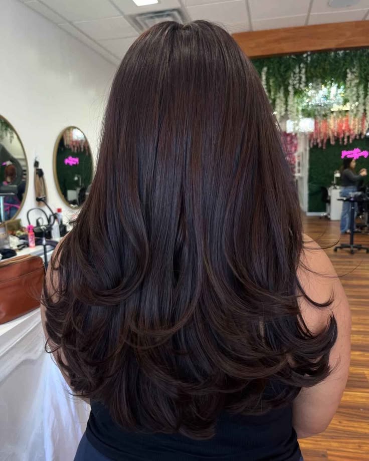 #darkhair #hair #haircolor #chocolate #chocolatehair #ideash