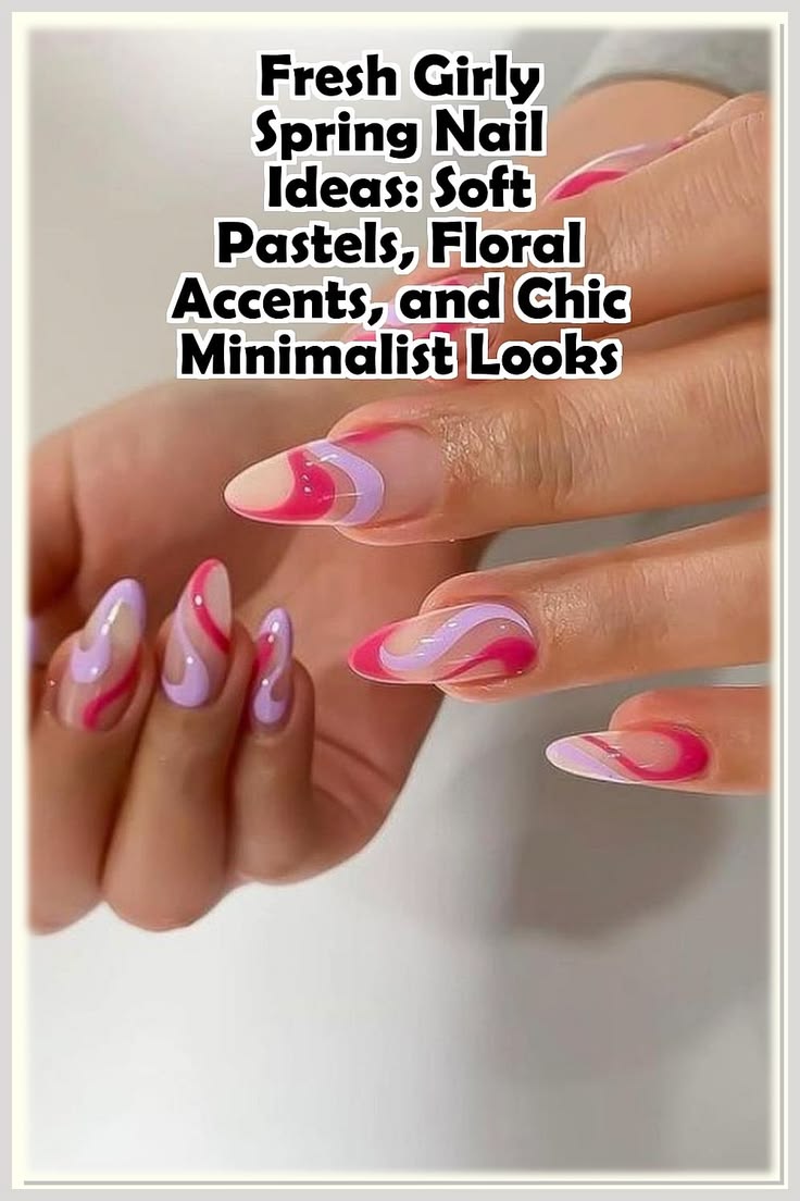 (Promoted) 🧡 Bloom into spring with girly nail inspo: soft p