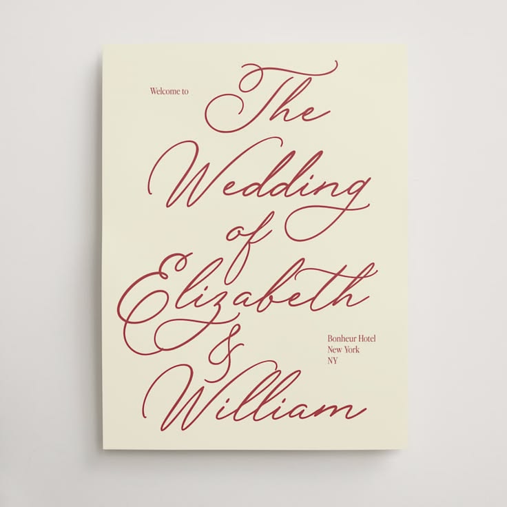 Keep guests informed and your celebration flowing smoothly w