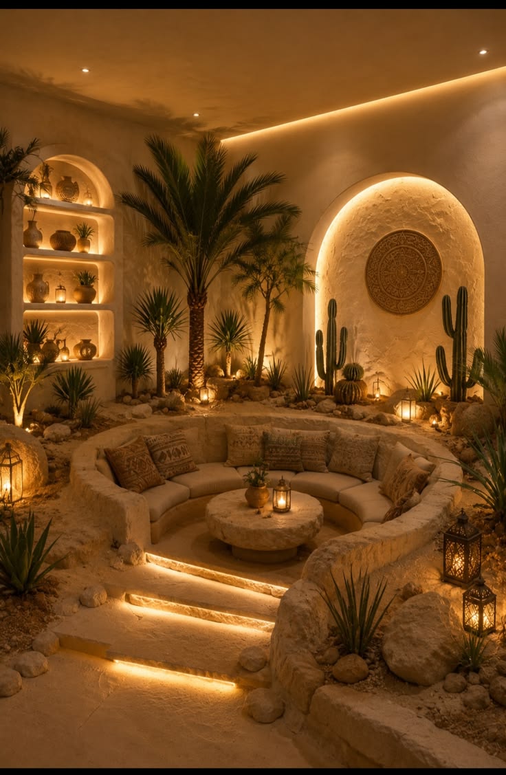 "Warm lights. Natural textures. Pure peace." ♡

DESERT OASIS