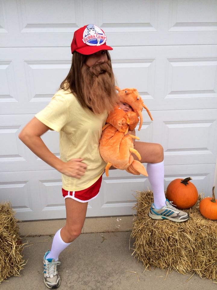 Forrest Gump and Bubba Gump Shrimp halloween pair costume   