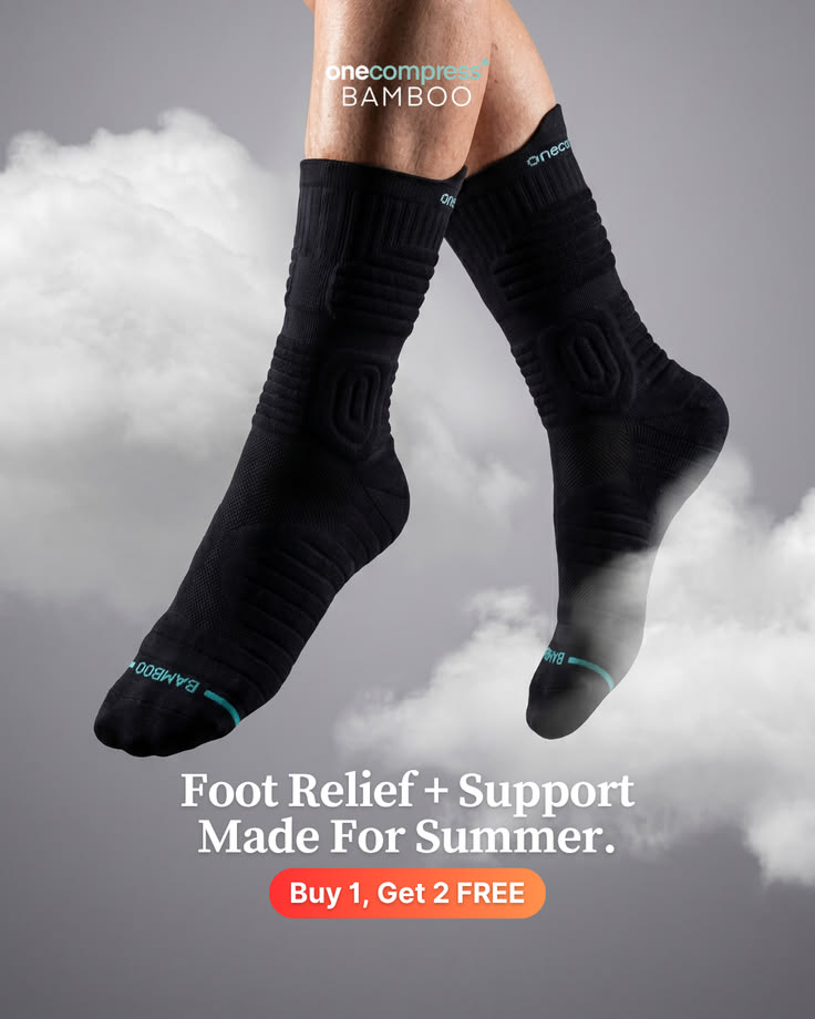 Combat foot swelling, instability and tired summer feet! 

I