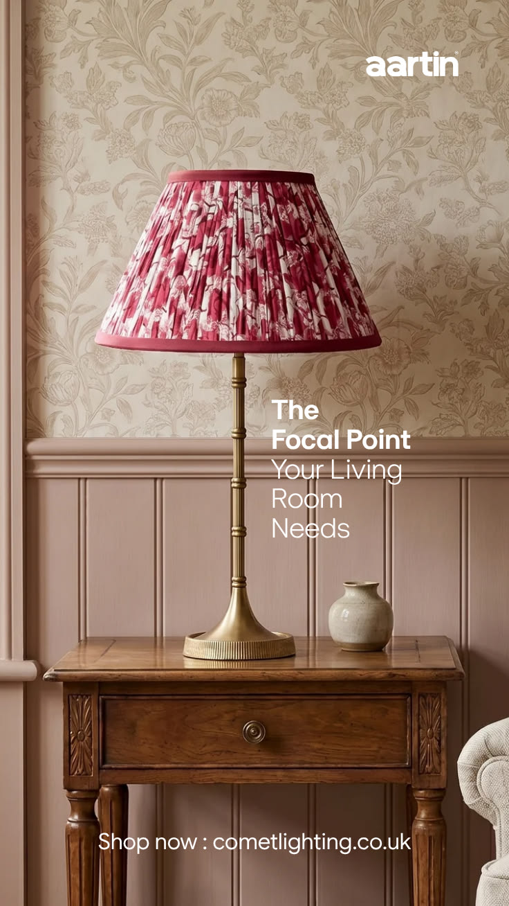 Transform your living room with a statement table lamp that 
