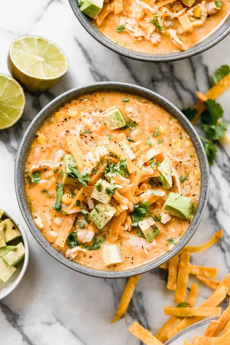 Creamy White Chicken Chili is so easy it can be made on the 