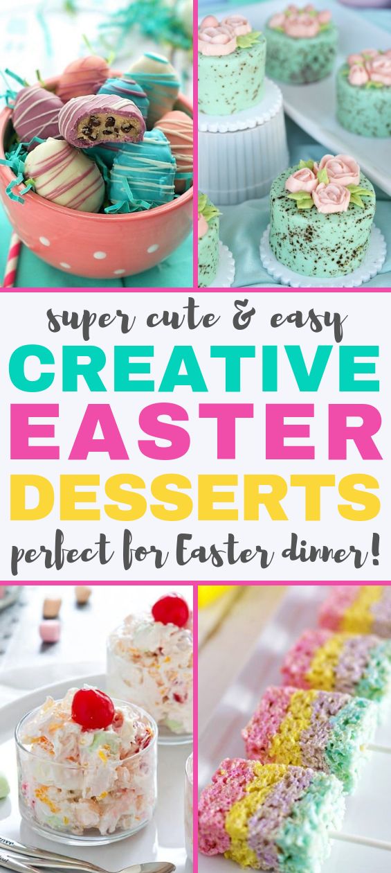 Easter recipes for delicious desserts and Easter food. Easte