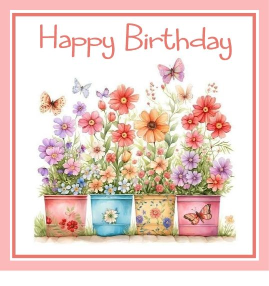 S2724 Birthday card using Pinterest image