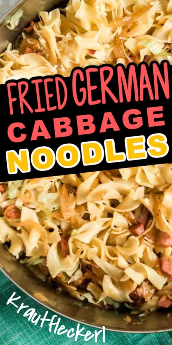 Rustic traditional German pasta dish. Made with egg noodles,