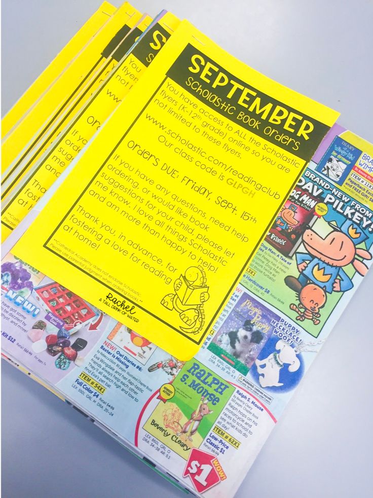Scholastic Book Orders to build your classroom library