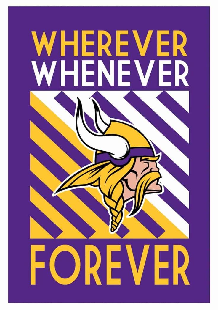 Officially licensed Minnesota Vikings double sided garden fl