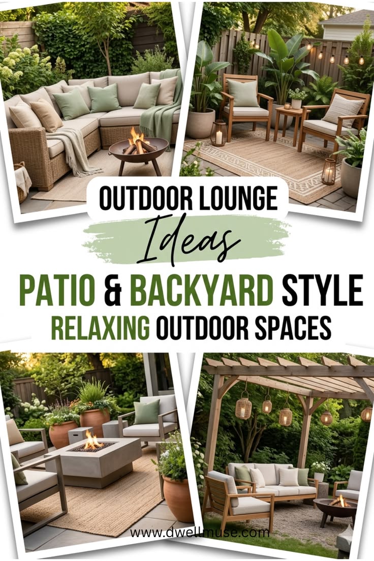 Create your dream space with outdoor lounge ideas patio. Fro