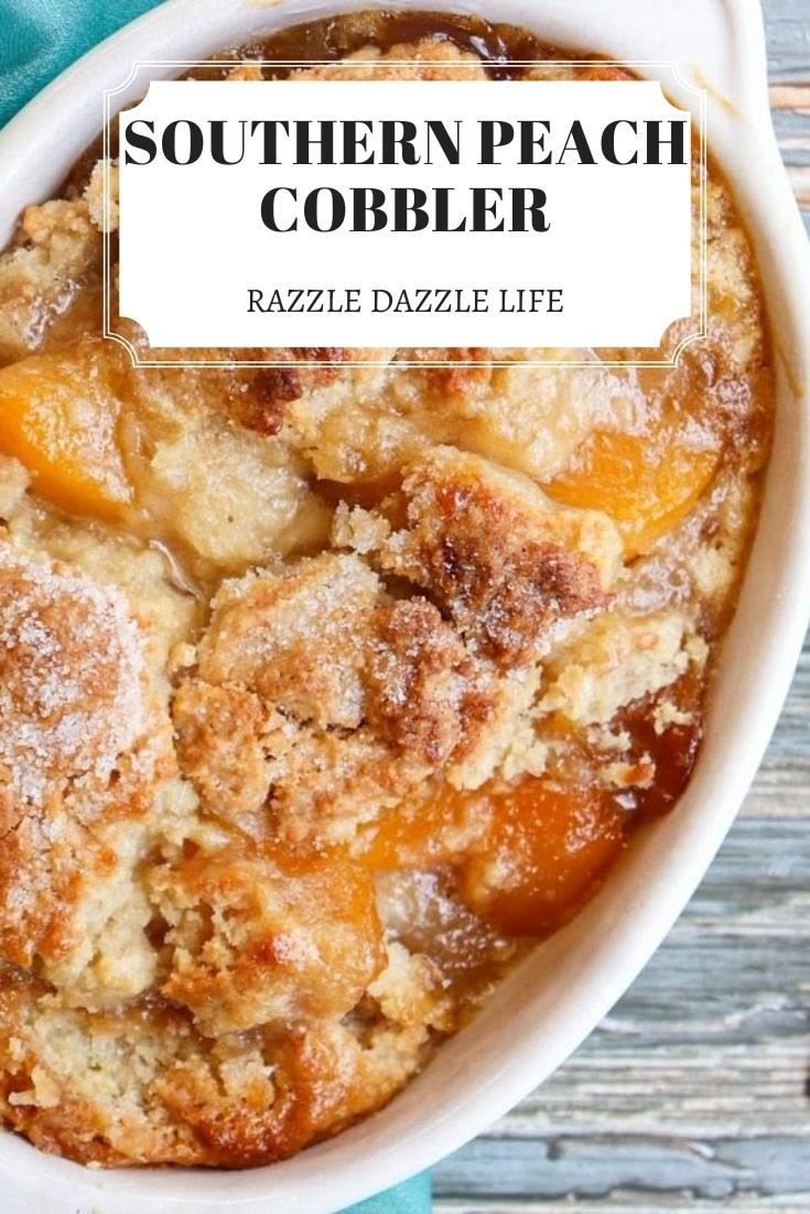 Craving a sweet treat? Try our Peach Cobbler Recipe! 🍰 This 