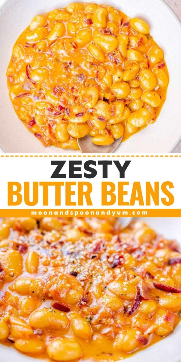 Zesty Butter Beans - MOON and spoon and yum
