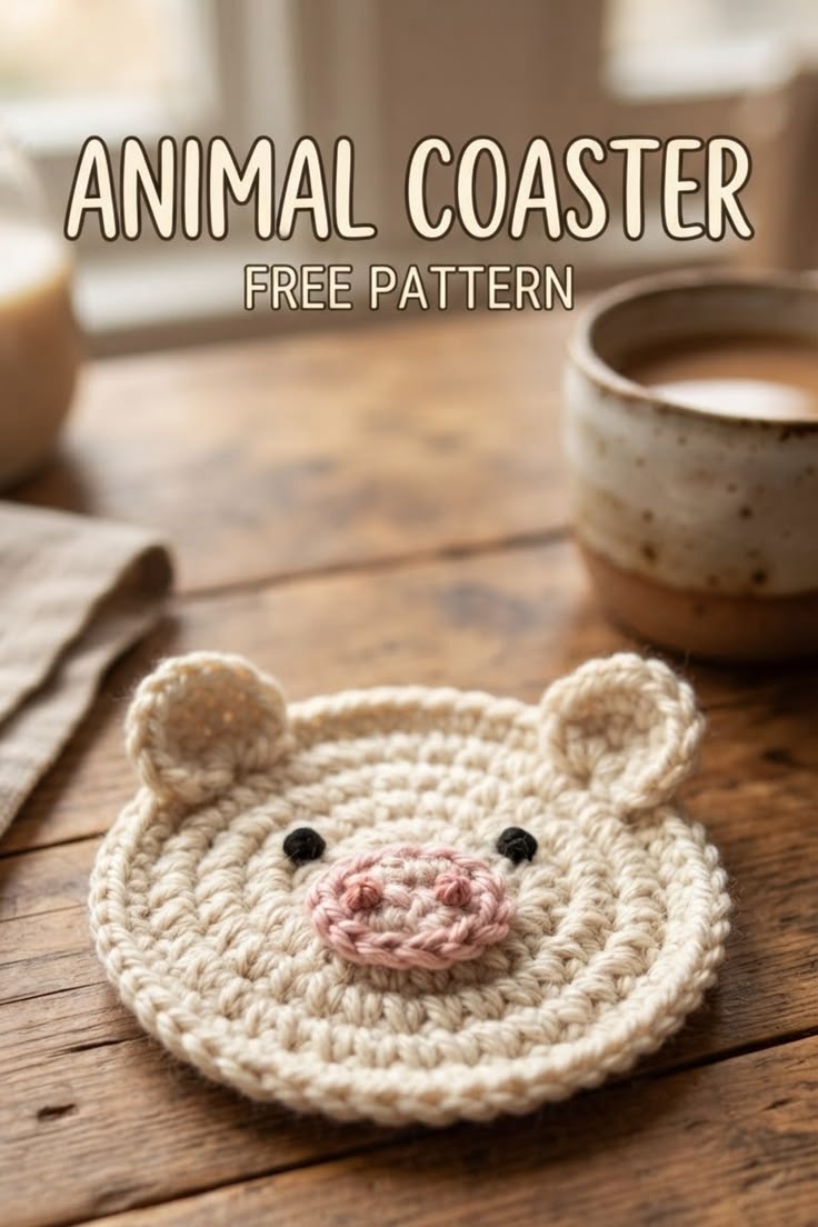 Add a playful touch to your table with these free crochet an