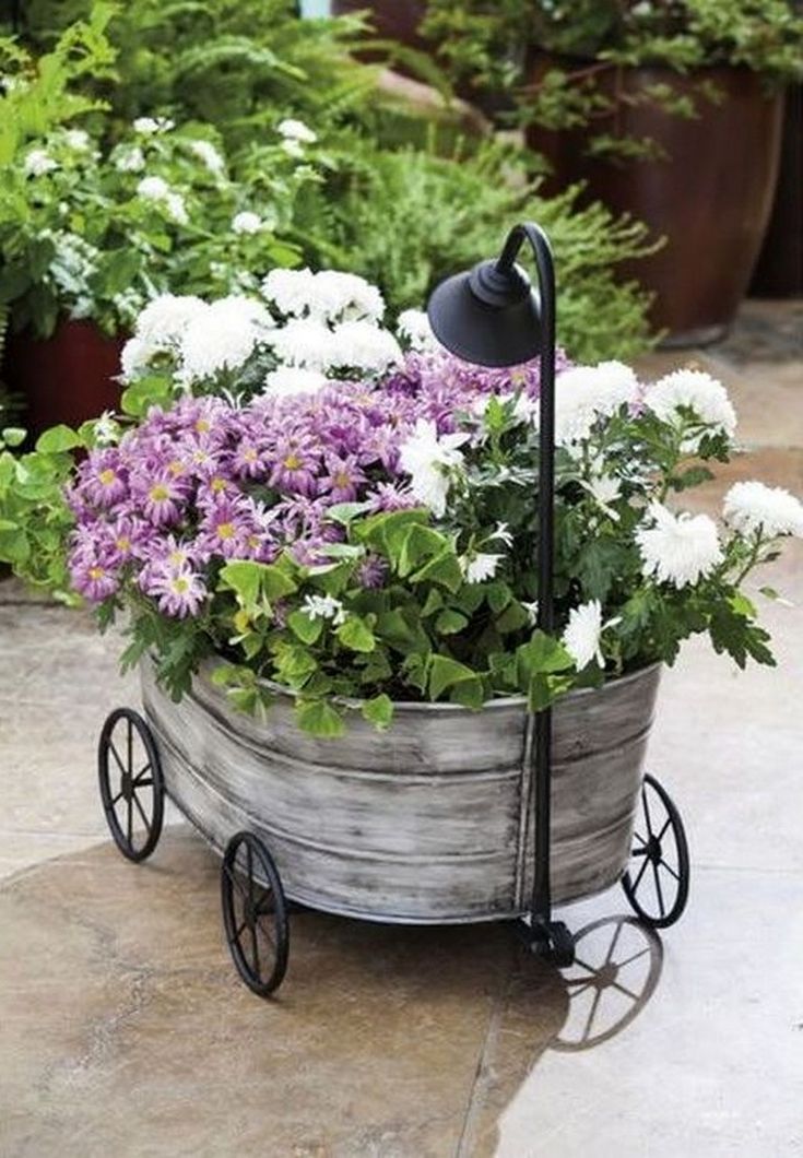 45+ Unique Garden Tub Decoration Ideas #garden #tub #gardend