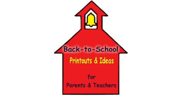 Free Back to School Ideas & Printables for Parents, Teachers